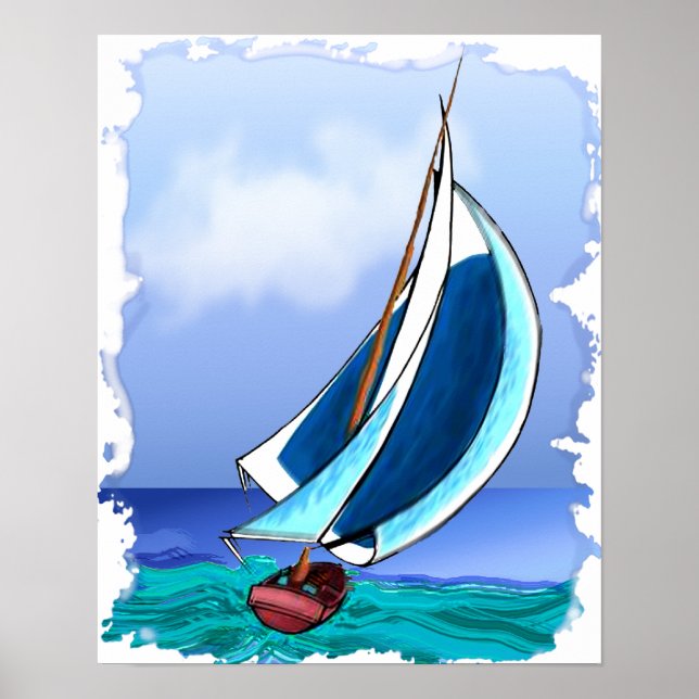 Sailing Away Poster (Front)