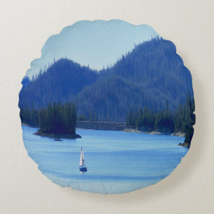 Sailing away..... round cushion
