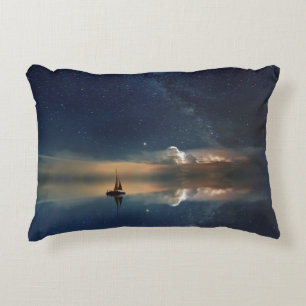 Sailing Away to the Clouds  Decorative Cushion