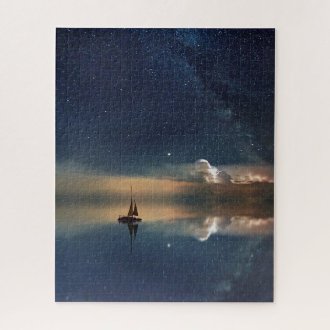 Sailing Away to the Clouds  Jigsaw Puzzle (Vertical)
