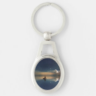 Sailing Away to the Clouds Key Ring