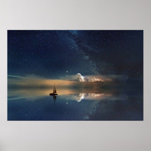 Sailing Away to the Clouds  Poster