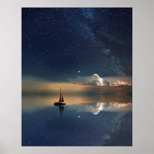 Sailing Away to the Clouds  Poster