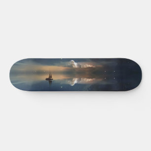 Sailing Away to the Clouds Skateboard