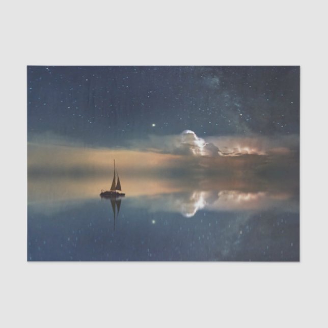 Sailing Away to the Clouds  Tissue Paper (Front)