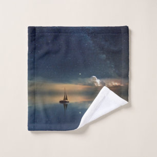 Sailing Away to the Clouds Wash Cloth