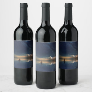 Sailing Away to the Clouds  Wine Label