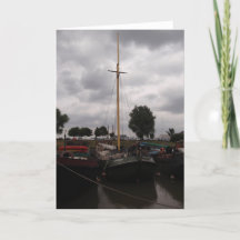 Sailing Barge On A Gray Day