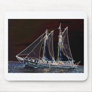 Sailing Boat- Abstract Photograph Mouse Pad