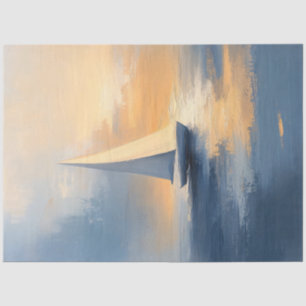 Sailing Boat at Sunset Decoupage Tissue Paper