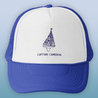 Sailing Boat Captain Personalised