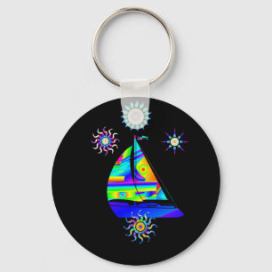 Sailing Boat Keychain