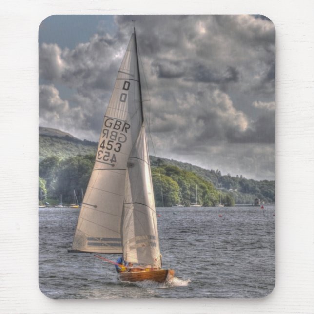Sailing Boat Mouse Pad (Front)