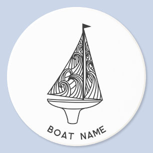 Sailing Boat Name  Coaster