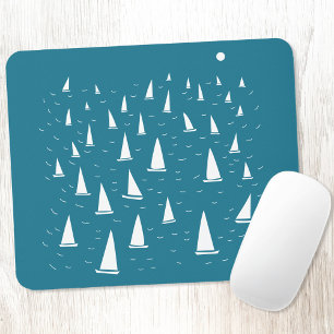 Sailing Boat Nautical Mouse Pad
