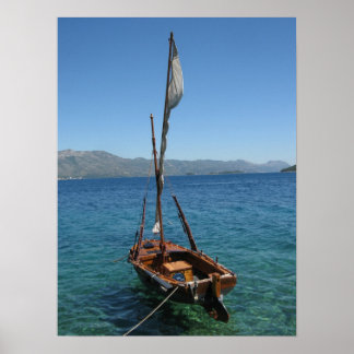 Sailing Boat Poster
