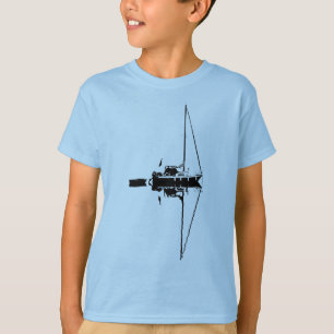 Sailing boat reflection on a calm sea T-Shirt