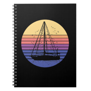 Sailing Boat Retro Notebook