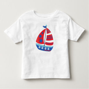 Sailing Boat, Sailor, Sailing, Ship, Sails, Boat Toddler T-Shirt