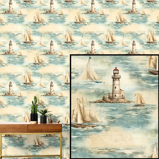 Sailing Boat Ships & Lighthouse Nautical  Wallpaper (Creator Uploaded)
