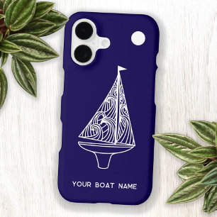 Sailing Boat Yacht Personalised Boat Name