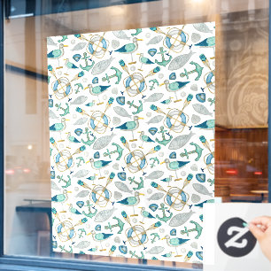 Sailing Boating Marine Shop Ocean Pattern Large
