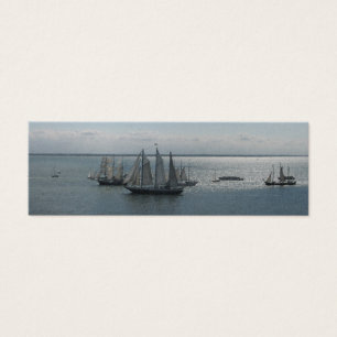 Sailing Boats and Ships on Sea Bookmarks Cards