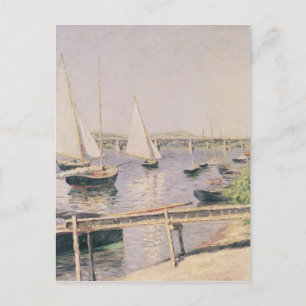 Sailing boats at Argenteuil, c.1888 Postcard