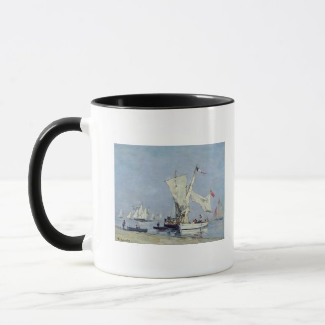 Sailing Boats, c.1869 Mug (Left)