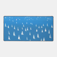 Sailing Boats in deep blue Sea - Regatta Sailboats