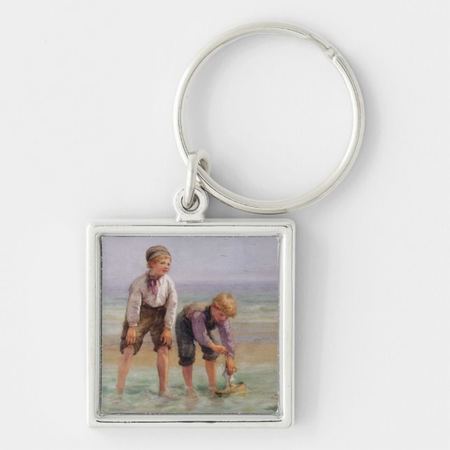Sailing Boats Key Ring (Front)