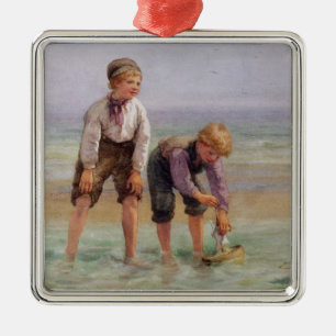 Sailing Boats Metal Tree Decoration