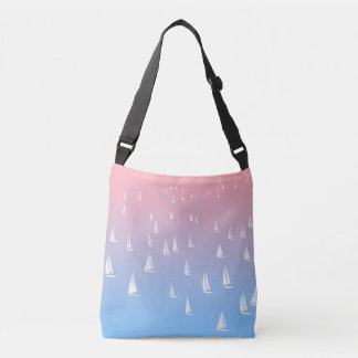 Sailing Boats on the Ocean Crossbody Bag