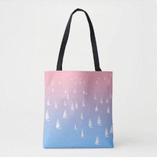 Sailing Boats on the Ocean Tote Bag