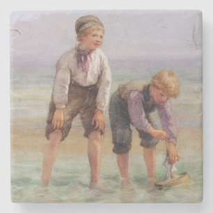 Sailing Boats Stone Coaster