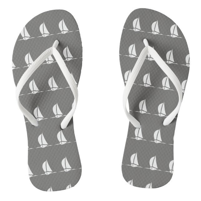Sailing Boats Thongs (Footbed)