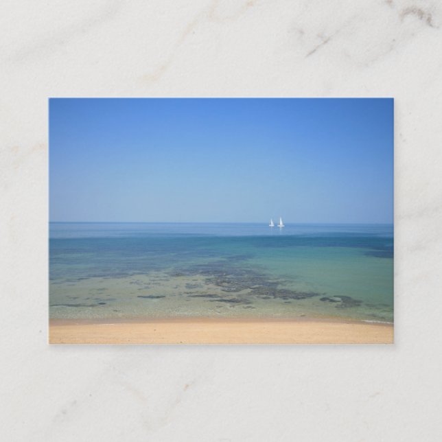 Sailing Boats Tropical Water - Gift Certificate (Front)