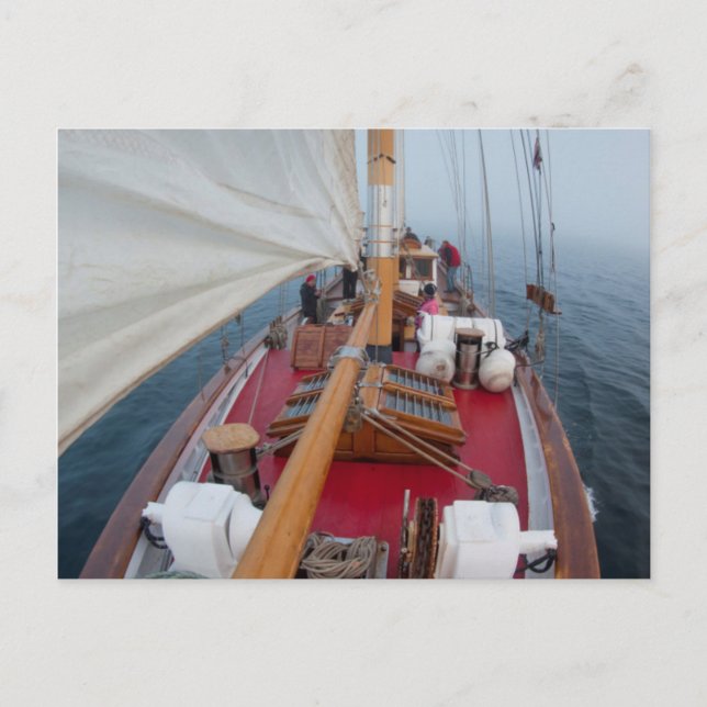 Sailing Boundary Pass Postcard (Front)