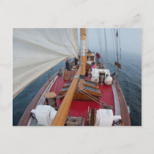 Sailing Boundary Pass Postcard