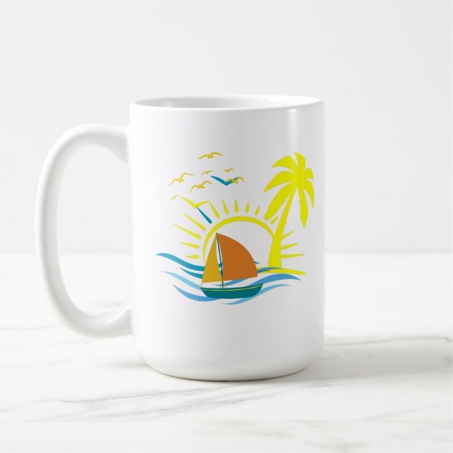 Sailing Breeze  Coffee Mug (Left)