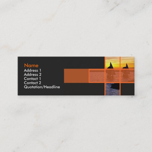 Sailing Business Card (Front)