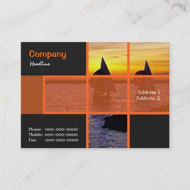 Sailing Business Card (Front)