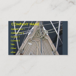 Sailing Business Card