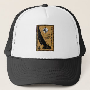 Sailing Cape Cod To Maine Trucker Hat