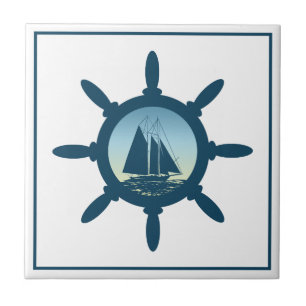 Sailing Ceramic Tile
