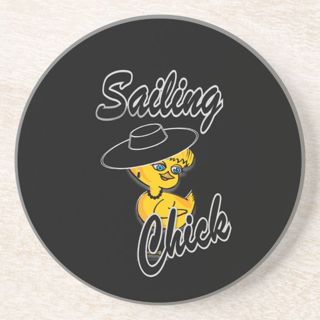 Sailing Chick #4 Coaster (Front)
