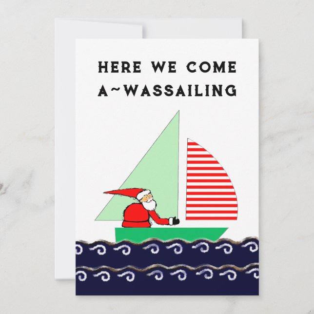Sailing Christmas cards (Front)