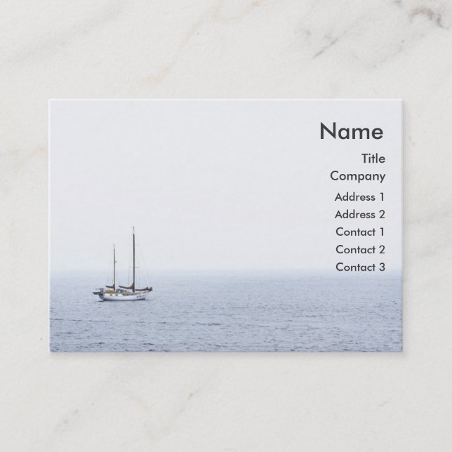 "Sailing" Chubby Profile Card (Front)