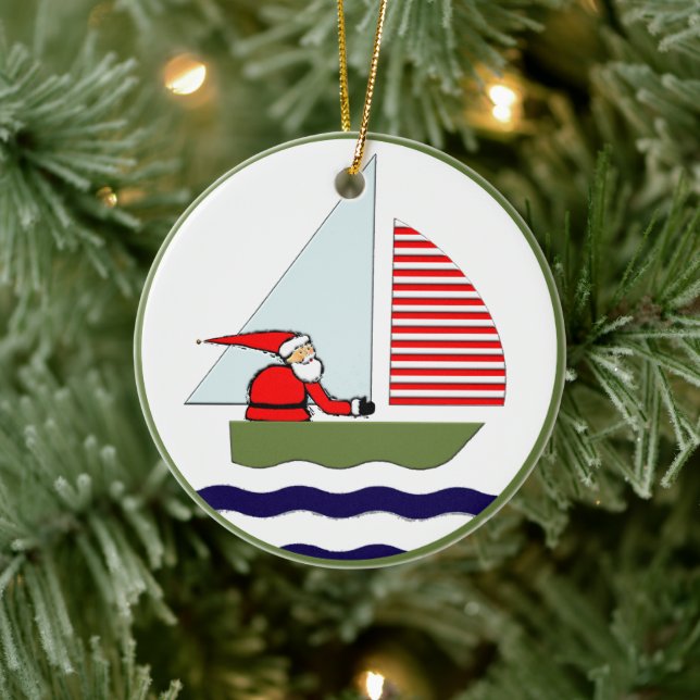 Sailing Collectable  Ceramic Ornament (Tree)