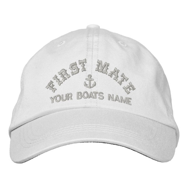 Sailing crew fist mate embroidered hat (Front)